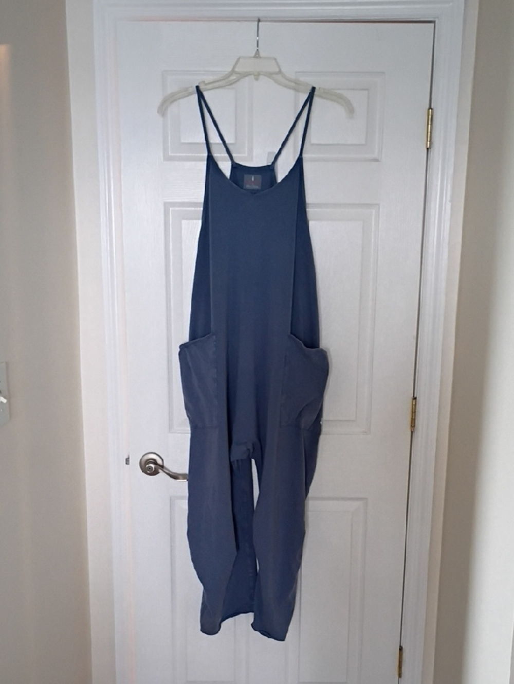 Free People Movement Hot Shot Onesie In Periwinkle, L